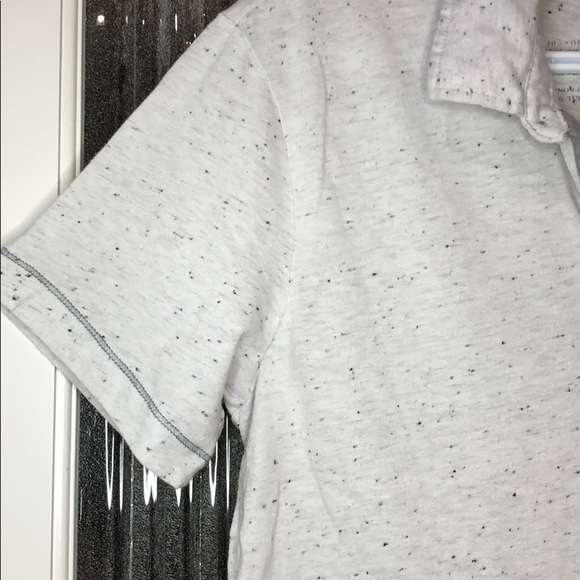 Guess Men polo white shirt 3 buttons print - Picture 5 of 8